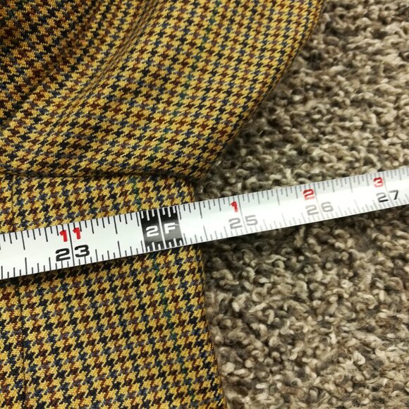 Jack Victor x Saks Sport Coat 100% Italian Cashmere Houndstooth Checked 46R - Picture 11 of 14